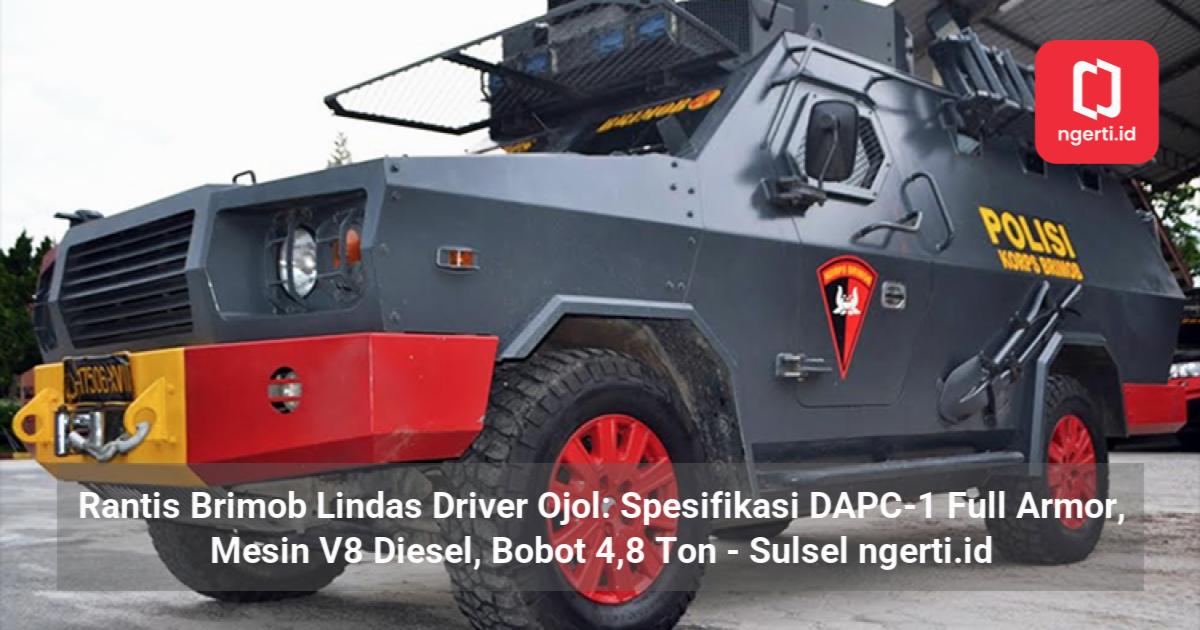 Rantis Brimob Lindas Driver Ojol