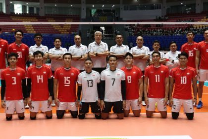 Tim Voli Putra Indonesia dalam ajang pertandingan SEA V League 2025