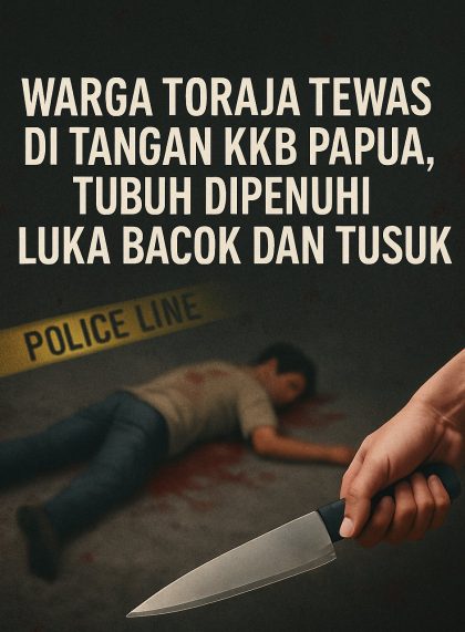 Ilustrasi berita warga Toraja tewas akibat serangan KKB Papua