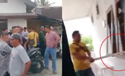 Video pembubaran ibadah GKSI Padang dan pengrusakan rumah jemaat oleh warga
