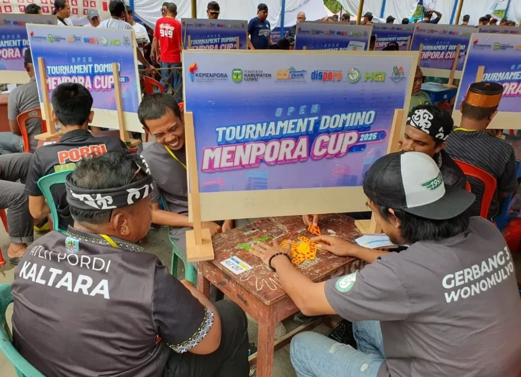 Peserta dari 16 provinsi bertanding di Kejuaraan Domino Menpora Cup 2025 di Luwu, Tuan Rumah Domino Nasional
