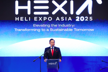 Heliport pertama di Indonesia diresmikan oleh AHY