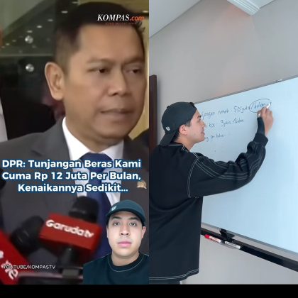 Tangkapan Layar Jerome Polin saat mengunggah video kritiknya terkait tunjangan perumahan anggota DPR
