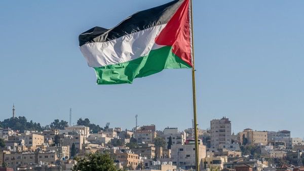 Jerman belum akui Palestina, Bendera Palestina berkibar di kota