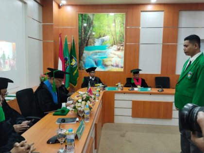 Doktor Rohandi Ilmu Manajemen resmi diraih pengusaha properti Gowa dalam ujian promosi doktor di UMI Makassar.