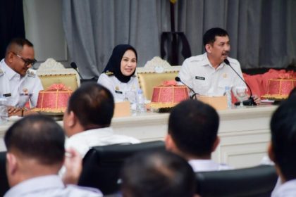 ASN Kota Palopo melaksanakan sholat duha ASN Palopo di masjid sebelum memulai aktivitas kerja.