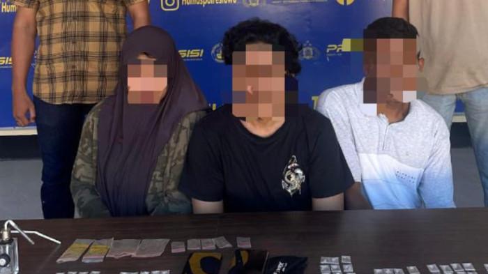 Polisi Luwu mengamankan tiga pengedar sabu Luwu di Desa Puty dan Desa Campae dengan barang bukti puluhan sachet sabu.