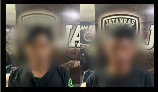 Pelaku Curanmor Palopo saat diamankan polisi di Mapolres Palopo