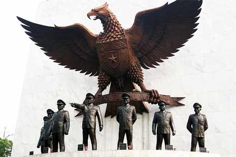 Monumen Pancasila Sakti sebagai simbol Hari Kesaktian Pancasila 1 Oktober