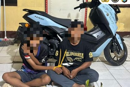 Polisi mengamankan dua remaja pelaku pembobolan warung Luwu saat patroli malam di Desa Salulino, Kecamatan Walenrang Utara.