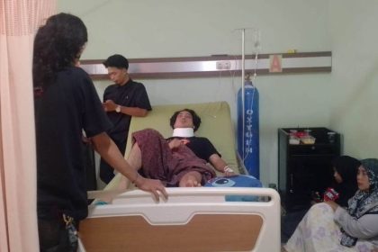 Korban penganiayaan mahasiswa Palopo sedang dirawat di rumah sakit dengan kondisi rahang terluka.